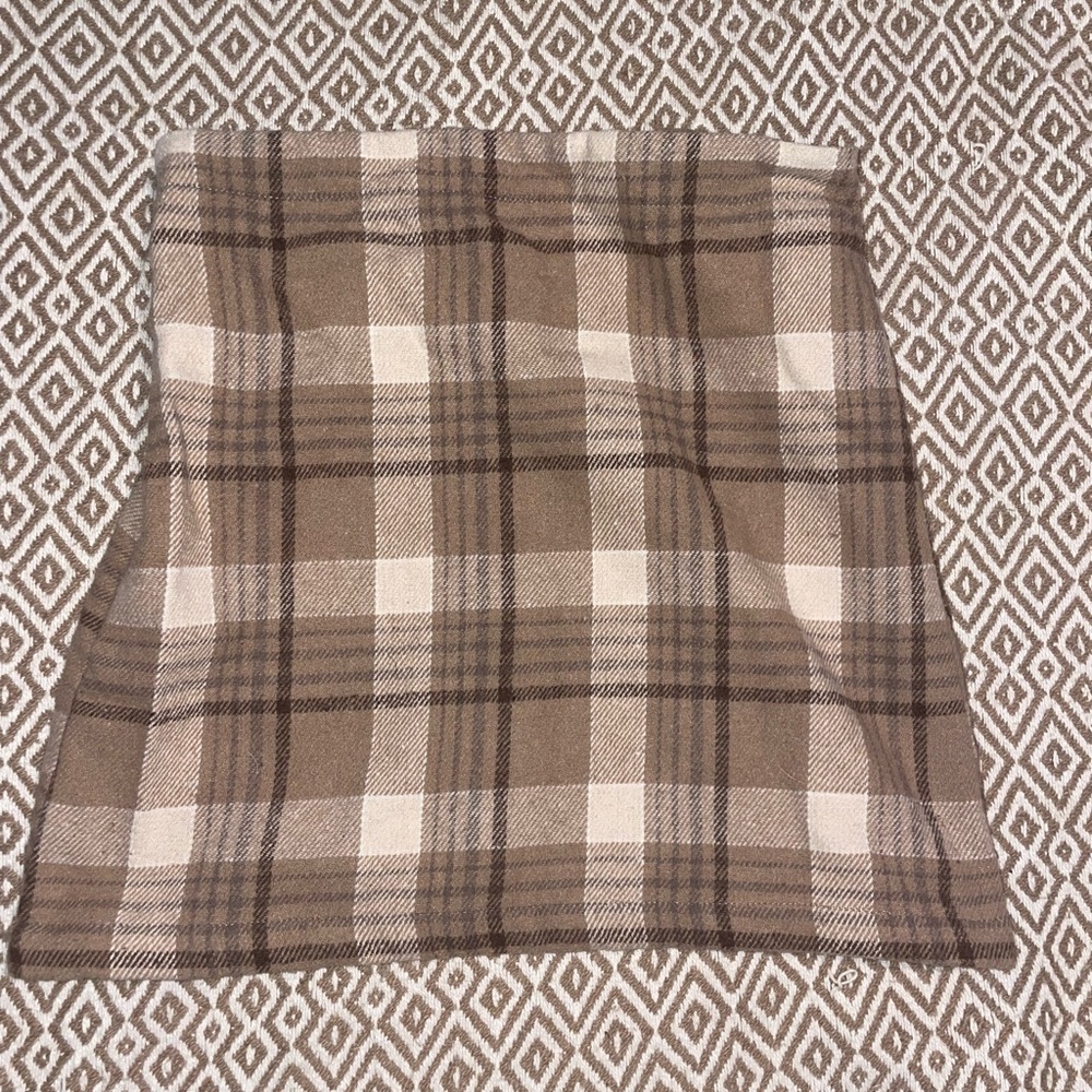 SHEIN Plaid Skirt